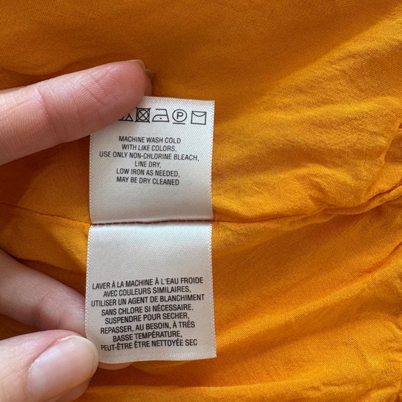 Anthropologie, Moulinette Soeurs Yellow Cold Shoulder Dress, XS - Picture 10 of 15